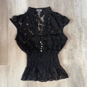 Poetry Clothing Black Lace Top